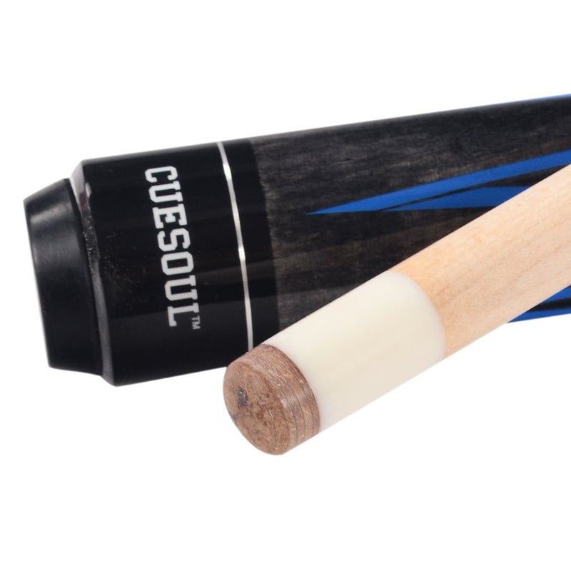 CUESOUL Set of House Bar Pool Cue Sticks Combo - 2 Cue Sticks Packed in 2x2 Hard Pool Cue Case E102 - Image 4